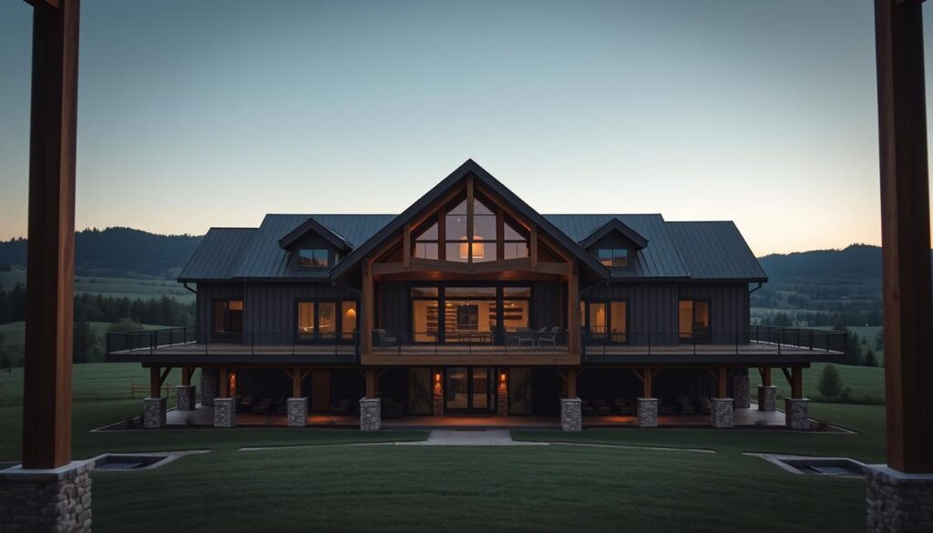 Modular Two-Floor Dwellings Barndominium Design Modular Two-Floor Dwellings Barndominium Design